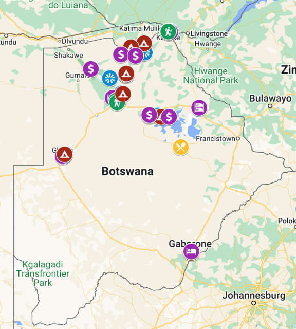 South Africa Travel Map Preview