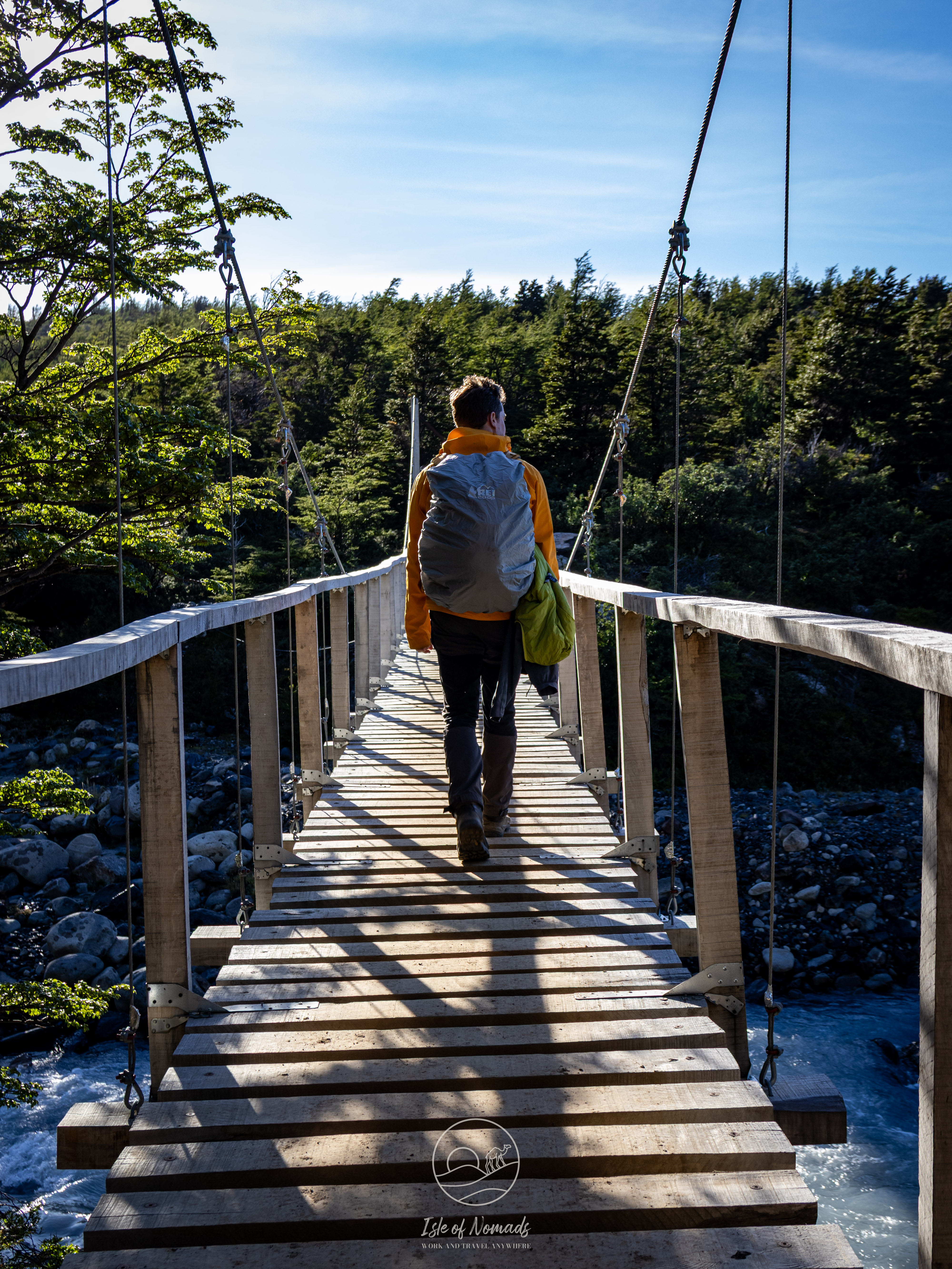 On the bridge towards Mirador Frances