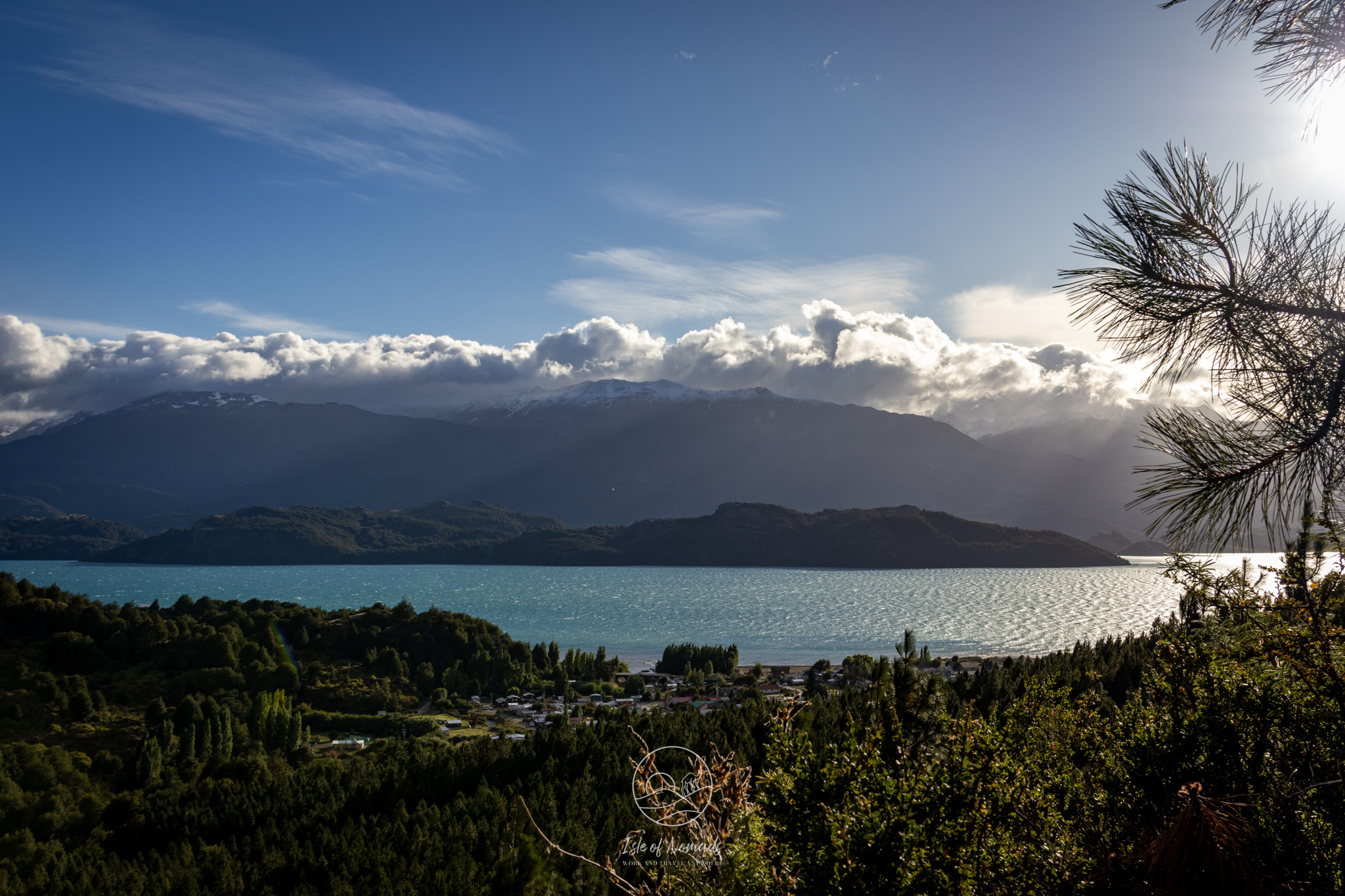 Our AirBnB close to Puerto Rio Tranquilo offered incredible views of lakes and mountains - head to our Google Map for all accommodation tips!