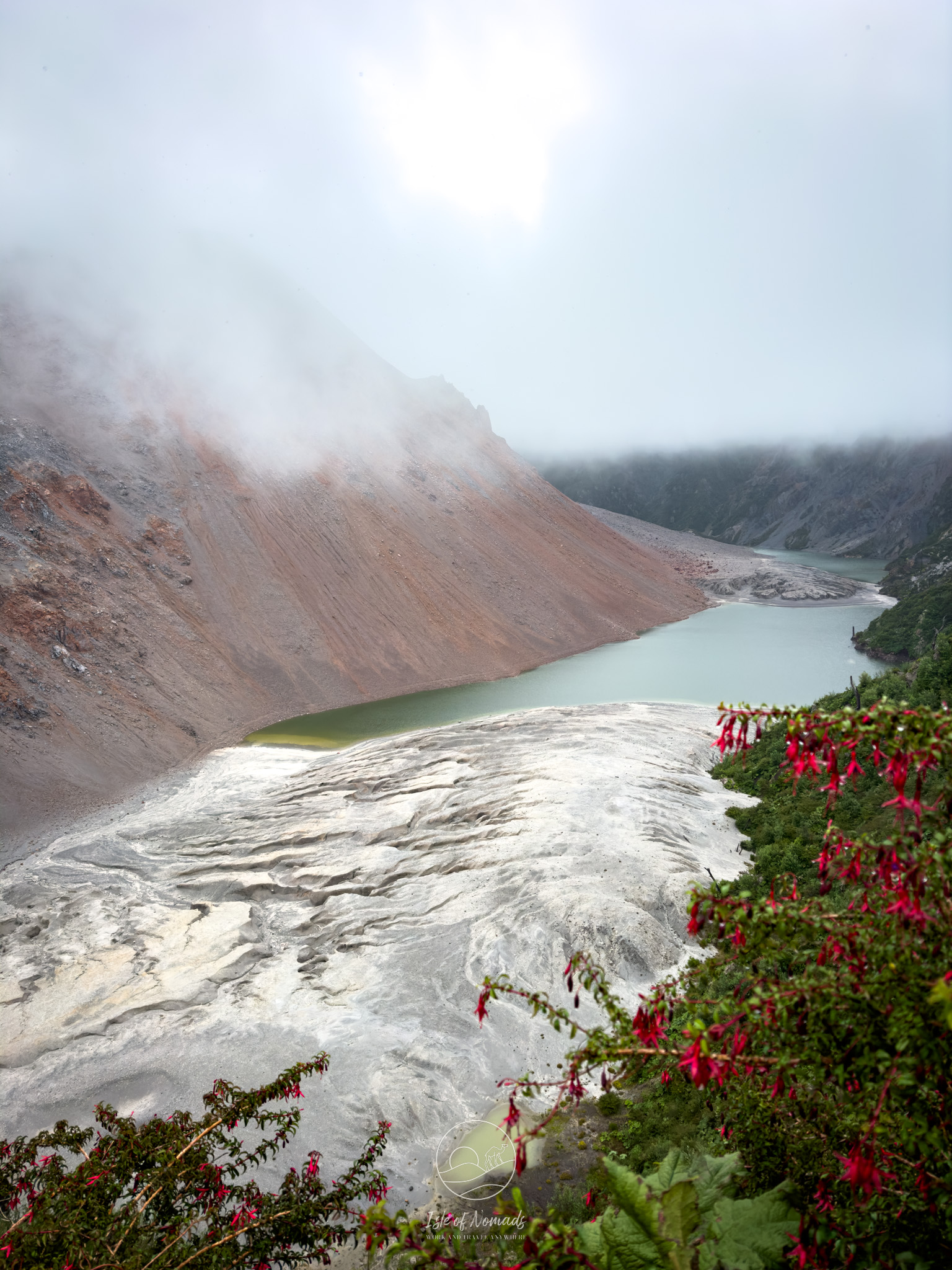 The Chaiten Volcano, first stop on the Carretera Austral