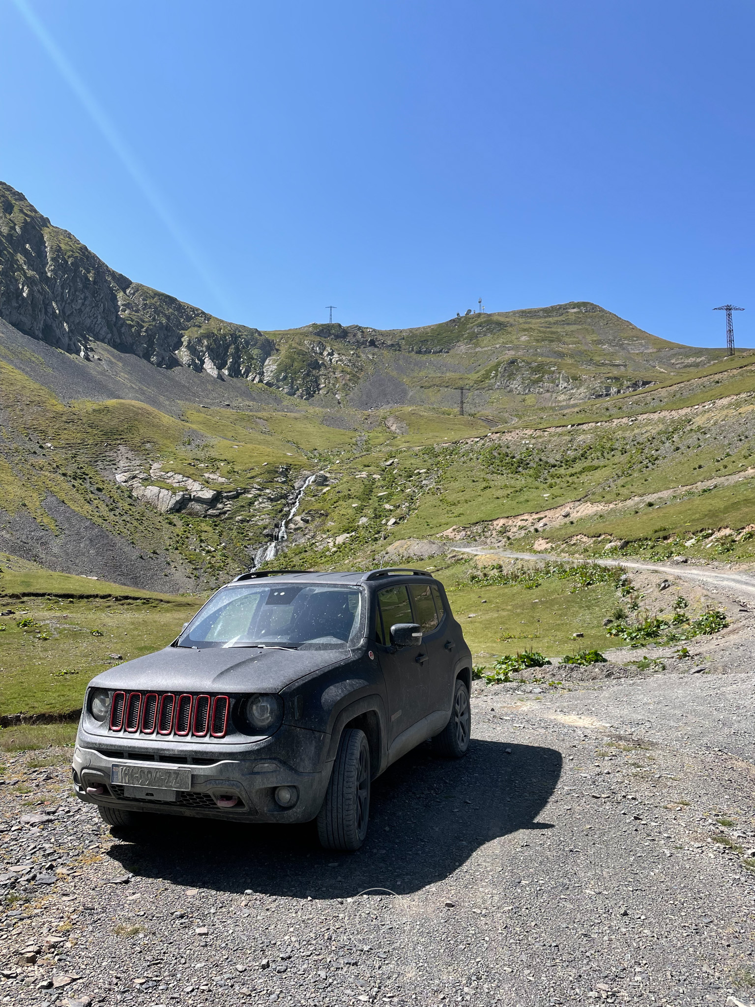 Our Jeep Renegade proved to be a match for the road to Omalo