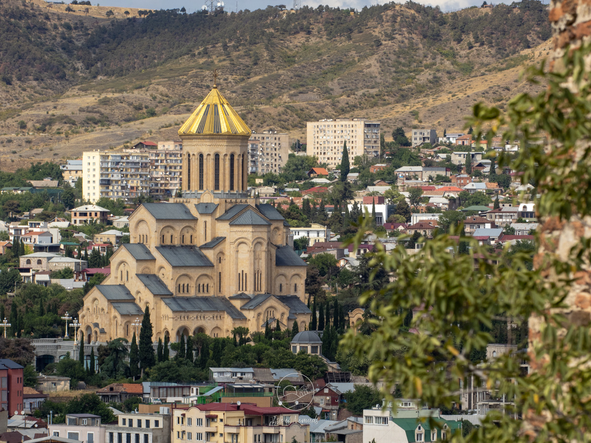 From the fortress you have a great view on the Holy Trinity Cathedral