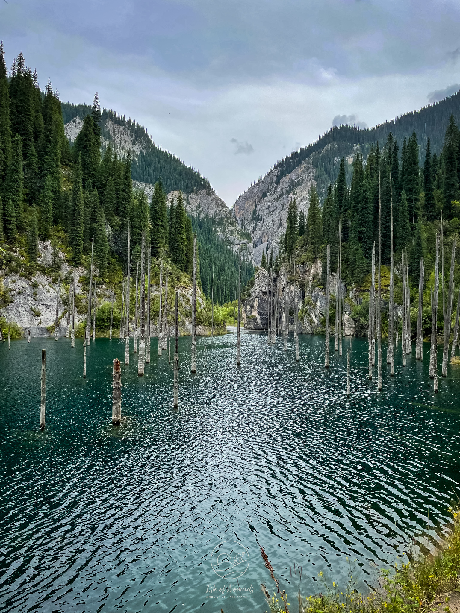 ...and the sunken trees of Lake Kaindy are one the most instagrammed places in Kazakhstan