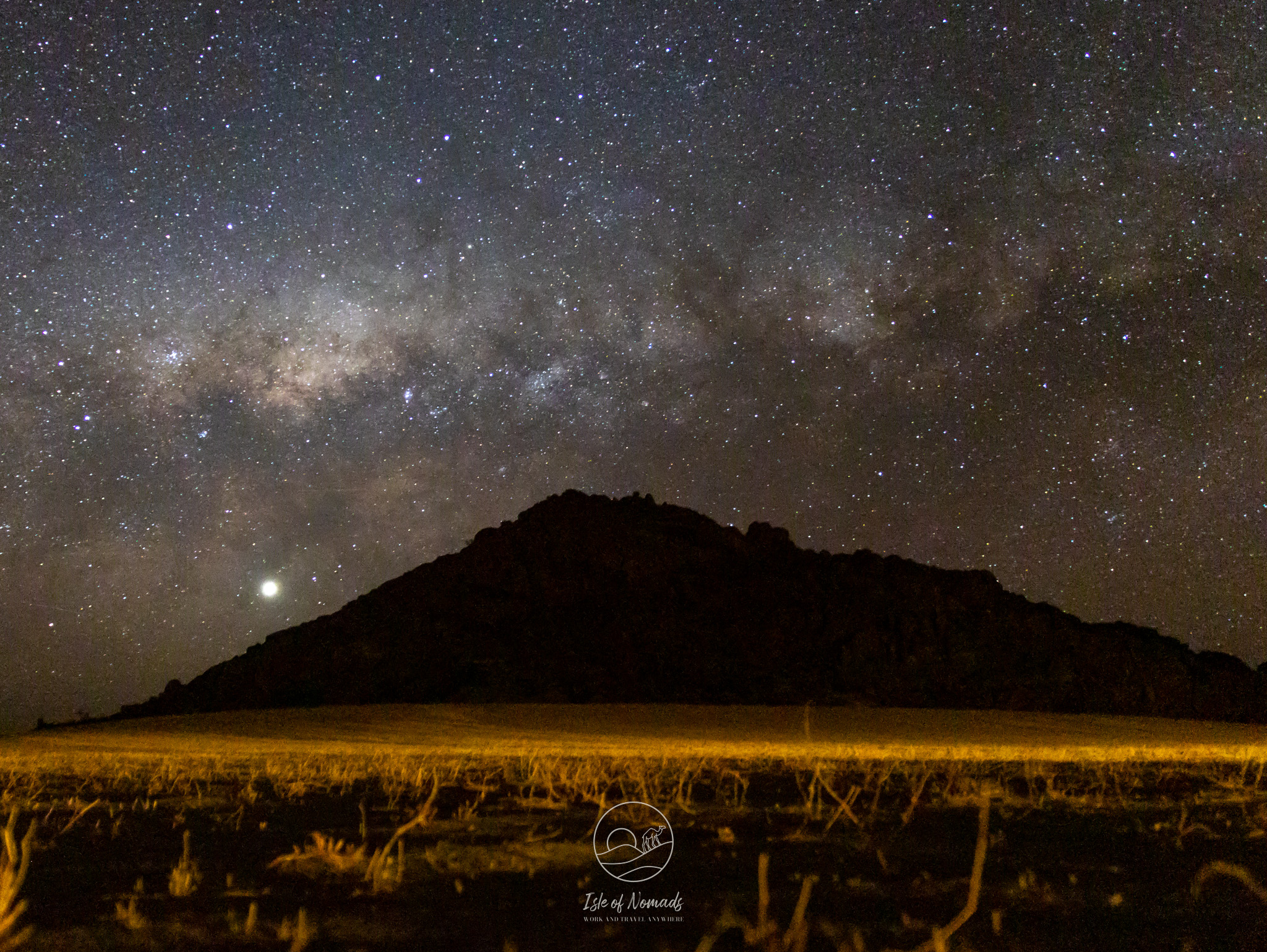 Make sure to go stargazing when in Sossusvlei - this picture was taken just outside of our accommodation