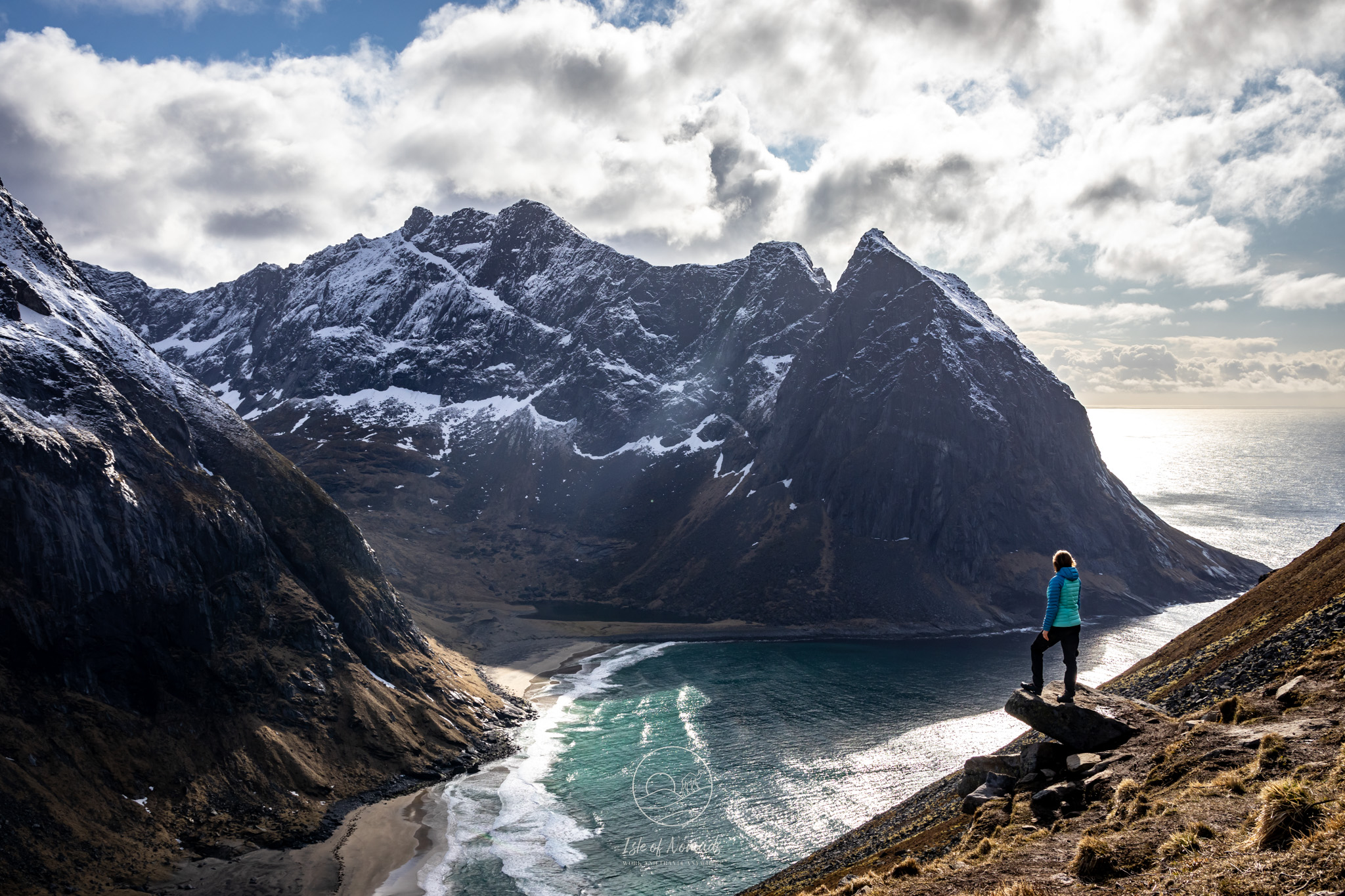 Hikes on Lofoten offer incredible views