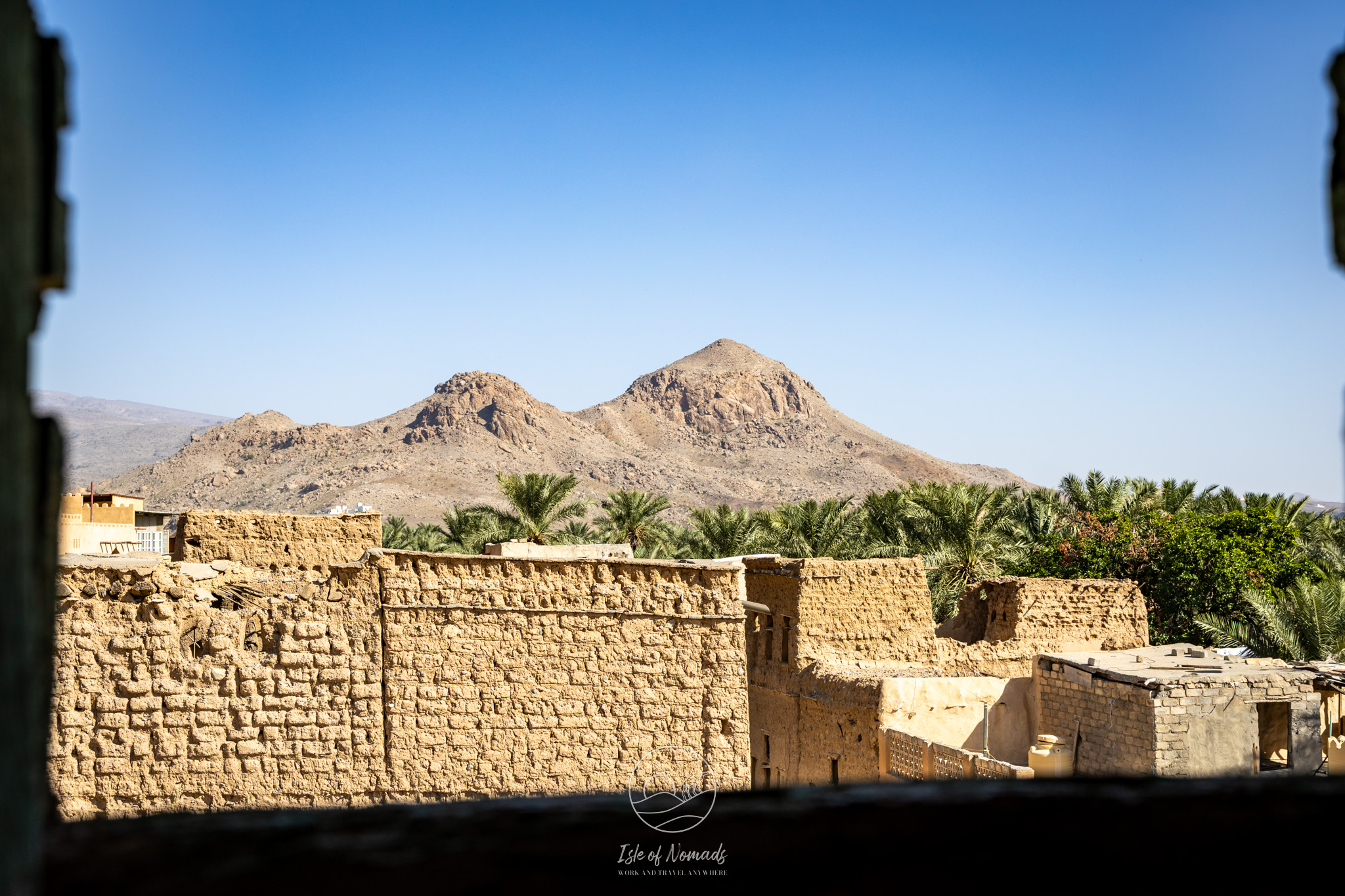 The traditional clay houses of Oman