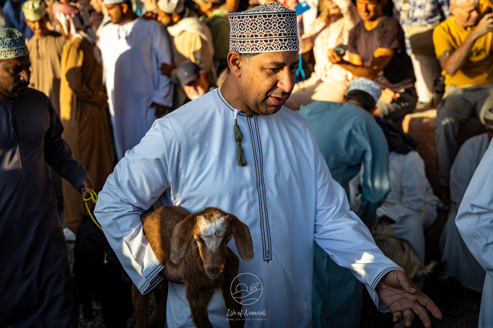 Nizwa goat market is one of the eldest in the region and has been around for centuries