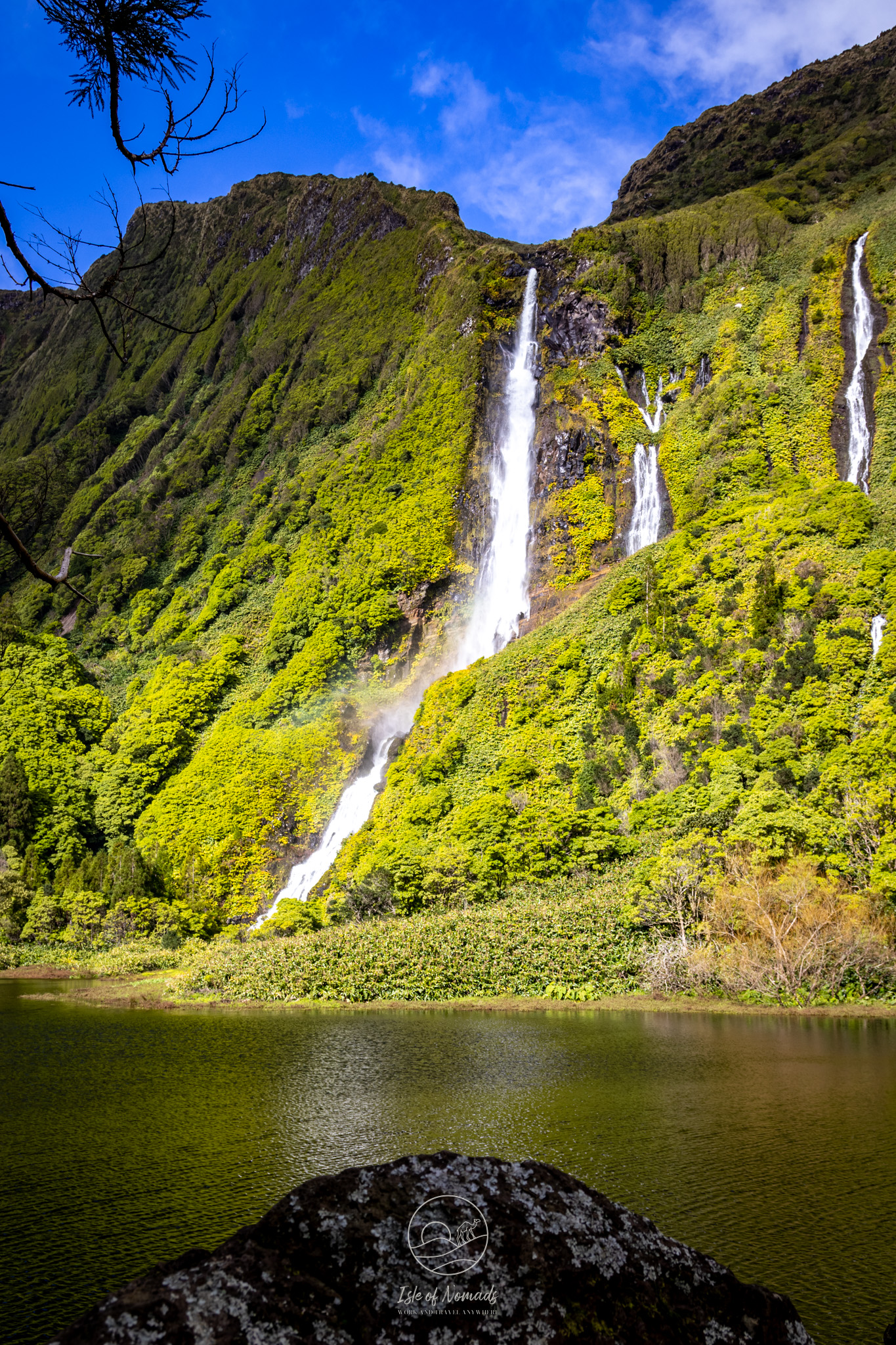 Flores is an island with an incredible amount of waterfalls