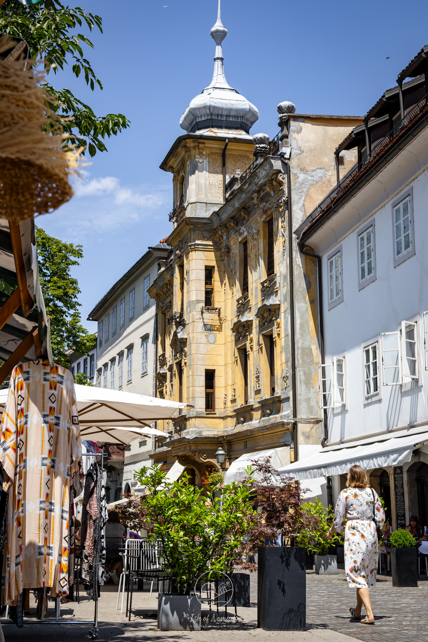 Exploring in the streets of Ljubljana