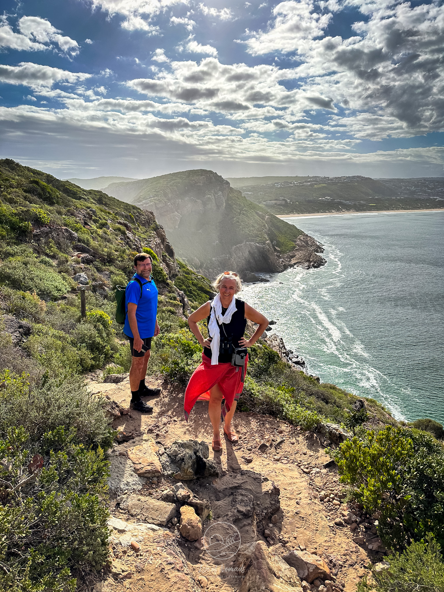 ...Robberg Nature Reserve (pic of hiking with my parents) are two of the main sights in Plettenberg Bay