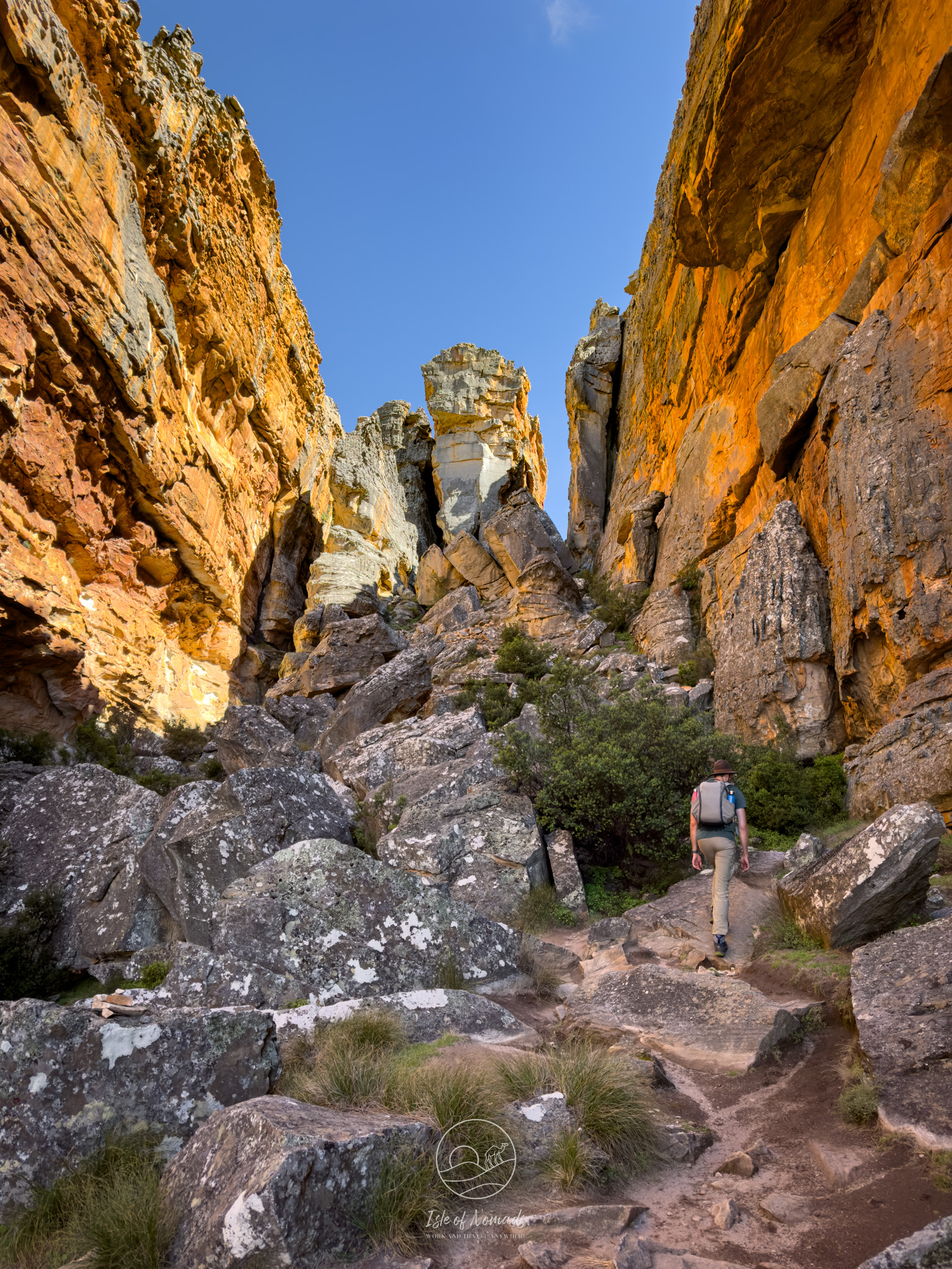 Hiking to Wolfberg Arch in the Cederberg is strenuous...