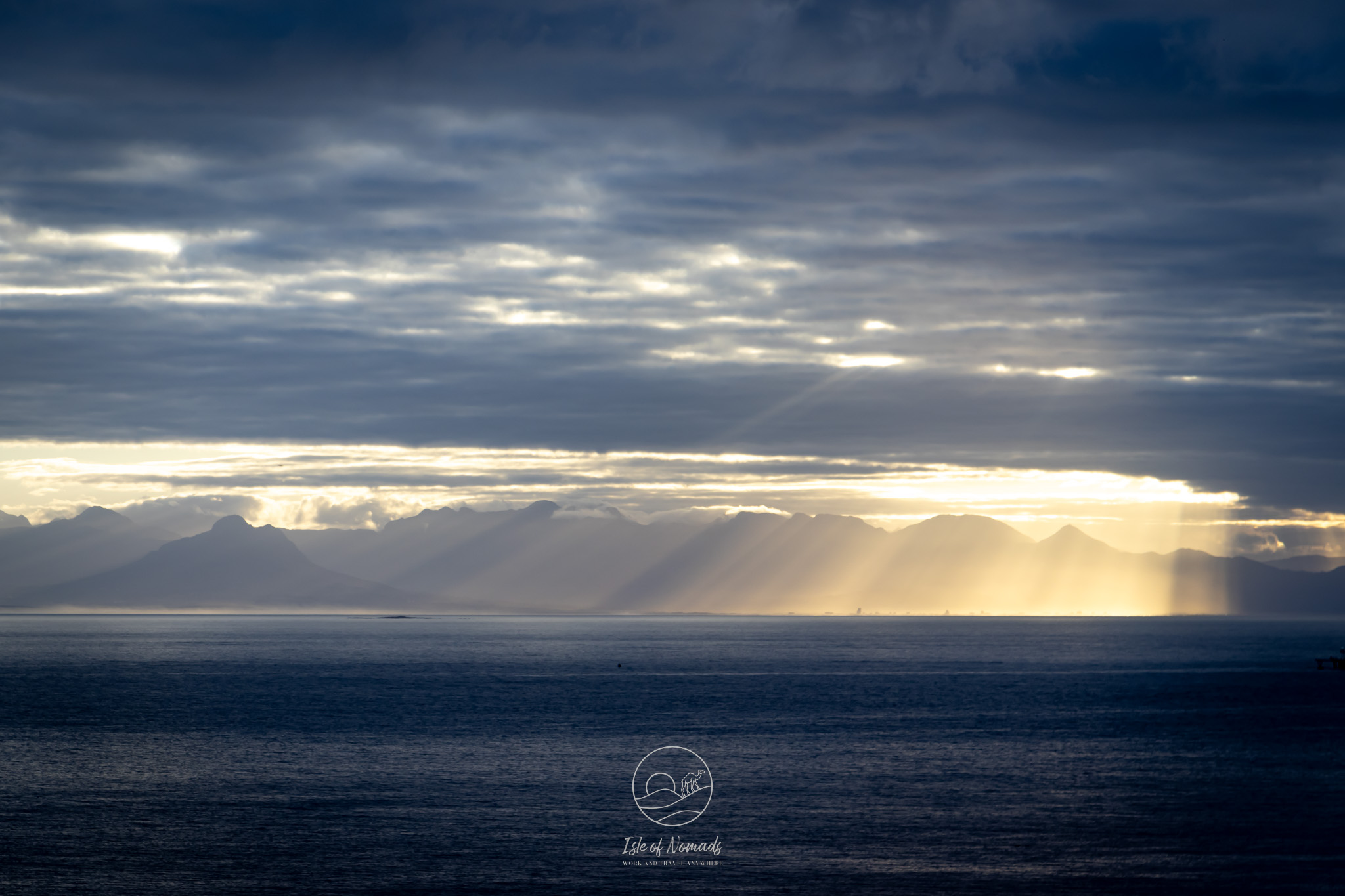 Late afternoon views of the False Bay from our apartment in Simons Town