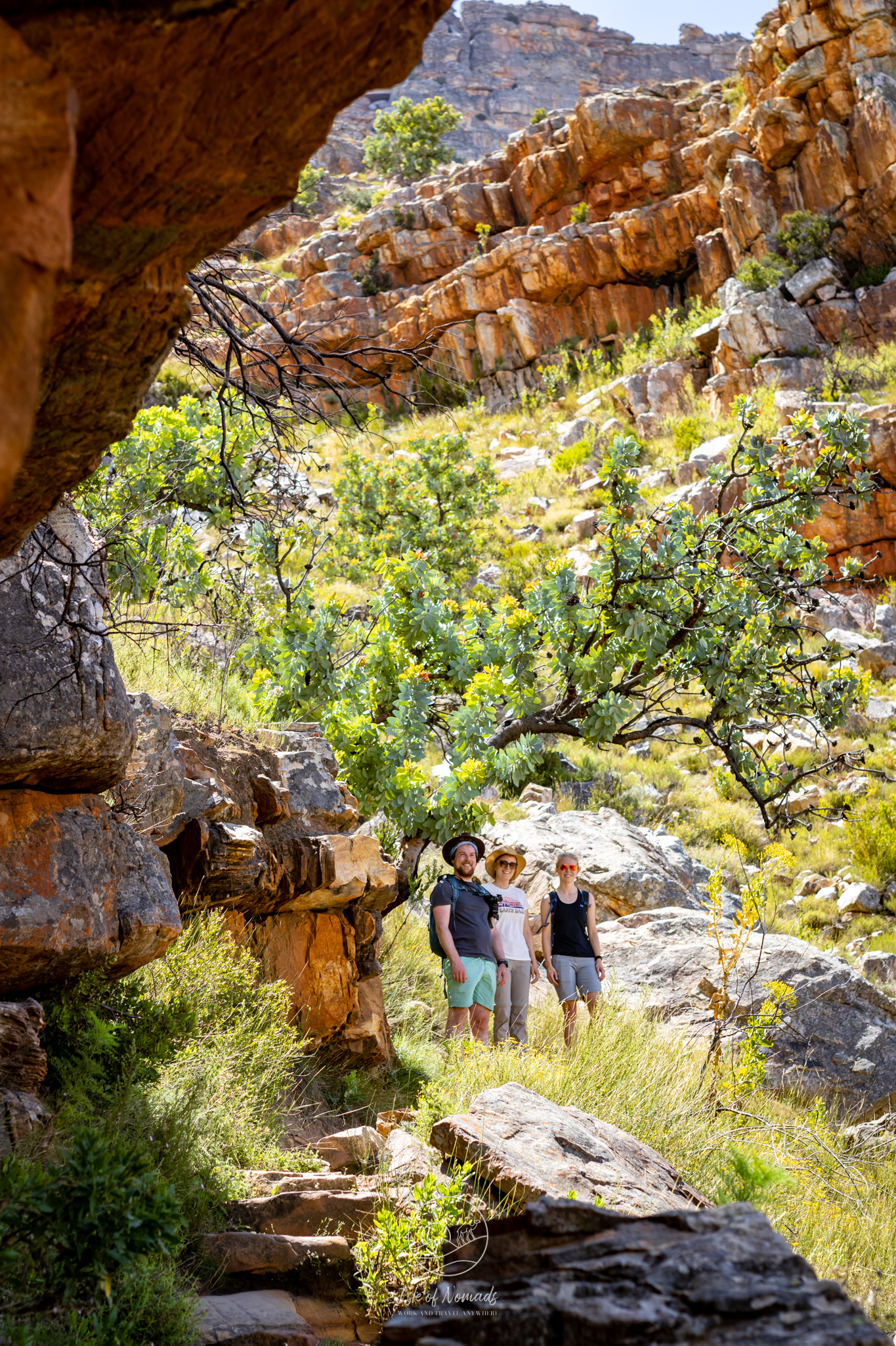 Hiking to Wolfberg Arch in the Cederberg is strenuous...