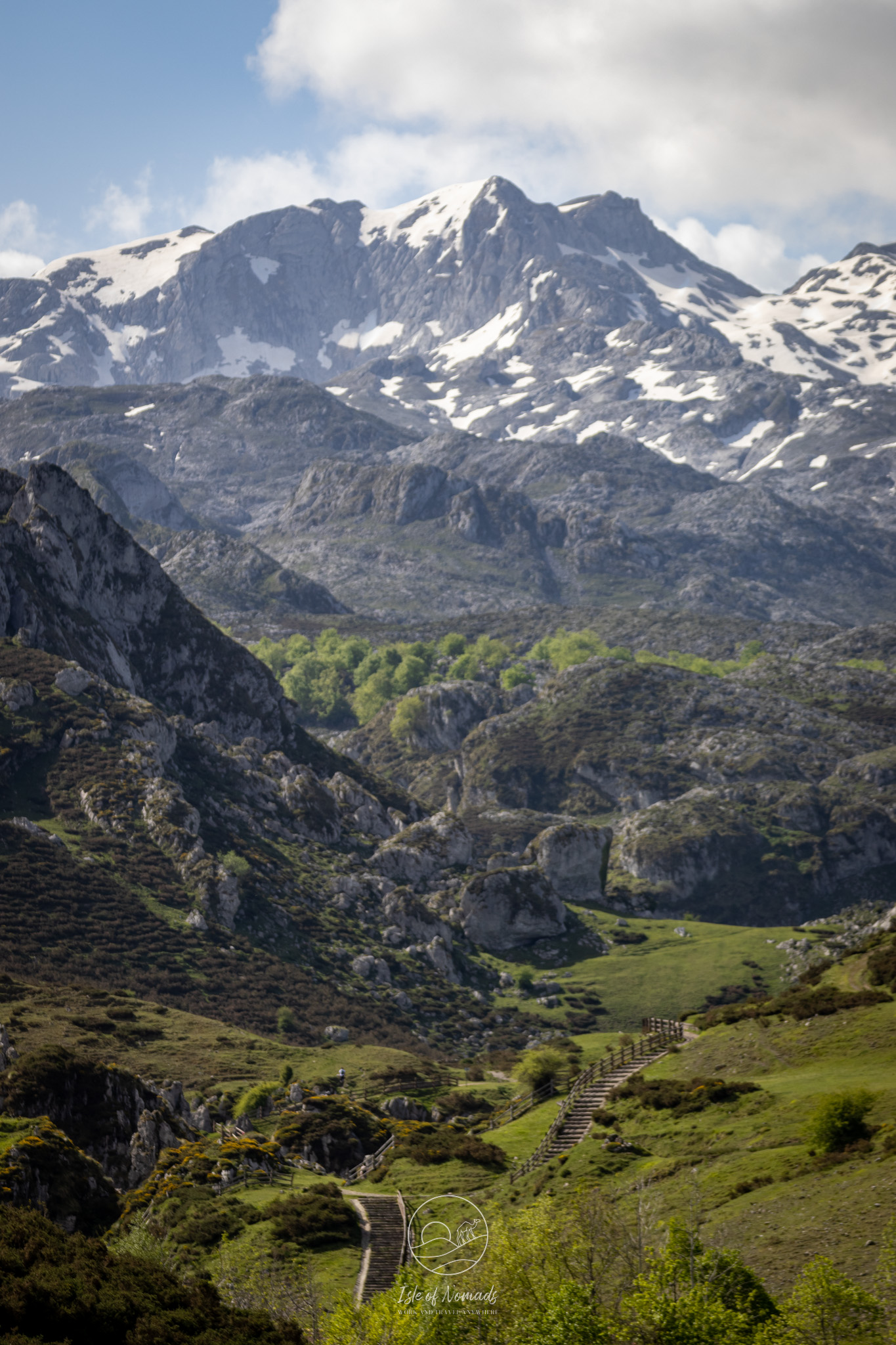 The Picos de Europa National Park has breathtaking views and an abundance of hiking trails