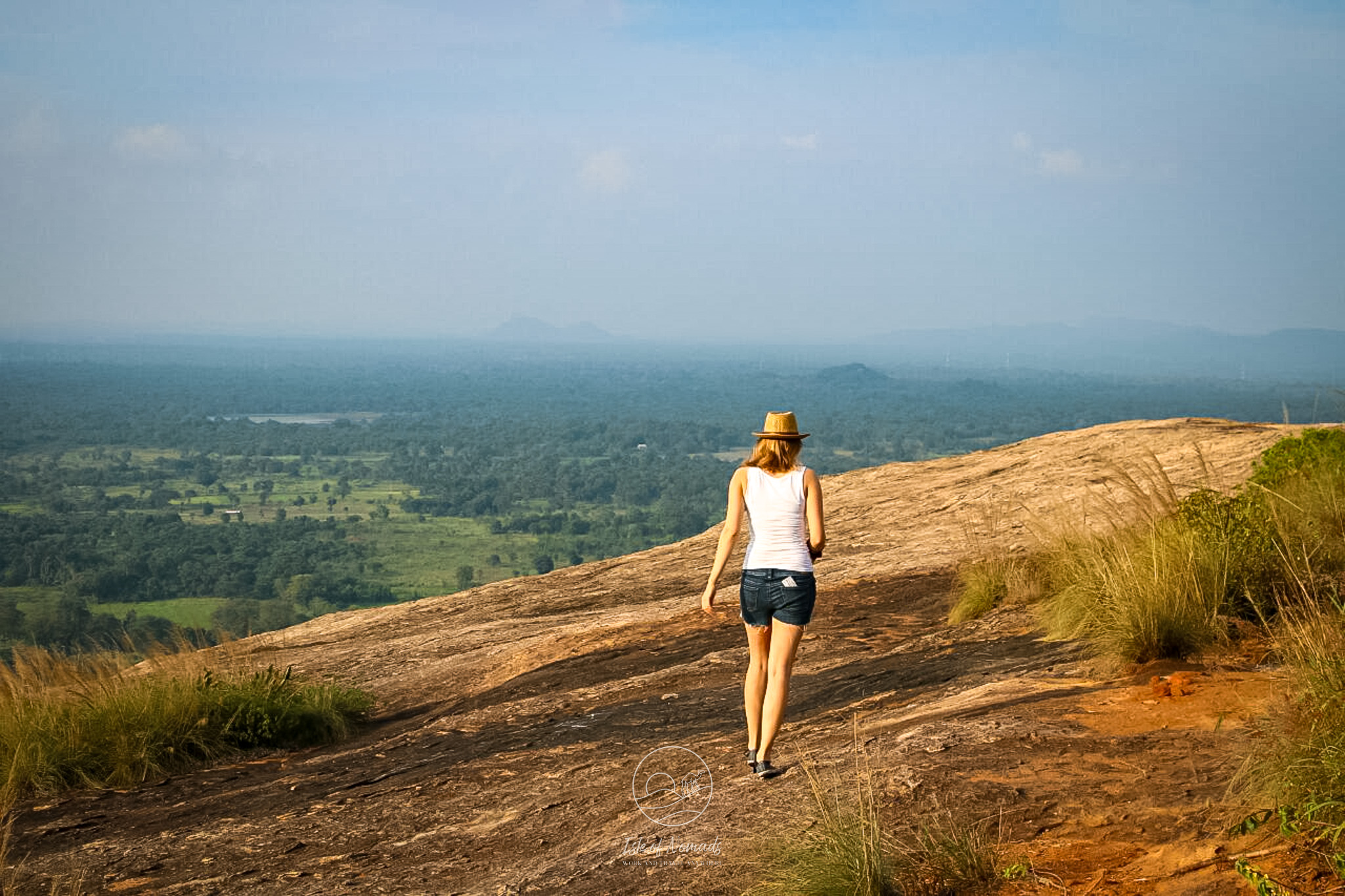 On the Lion Rock in Sigiriya