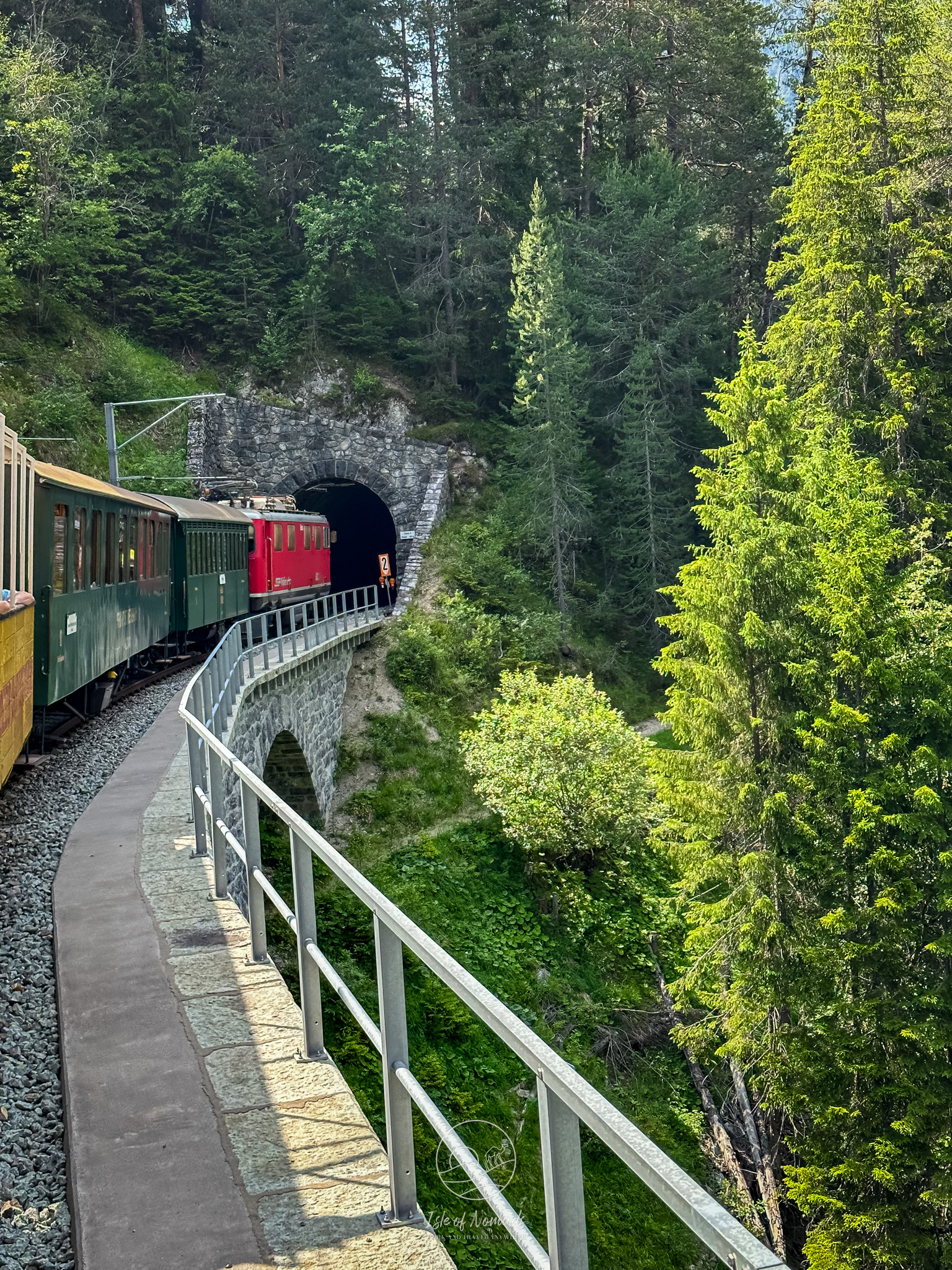 If you're lucky, you'll get a historic train or even a fully open train for your trip along the route