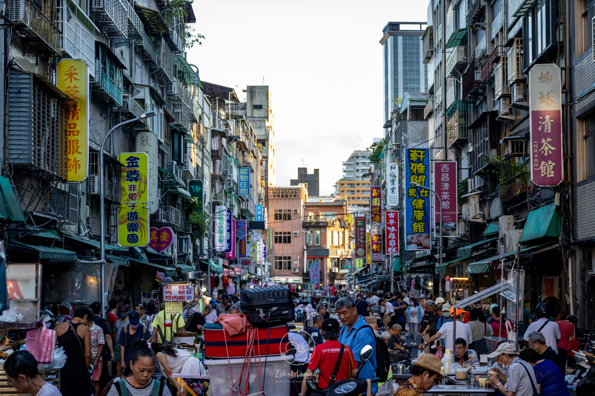 In the afternoons, night markets spring up in alleys all around Taiwan