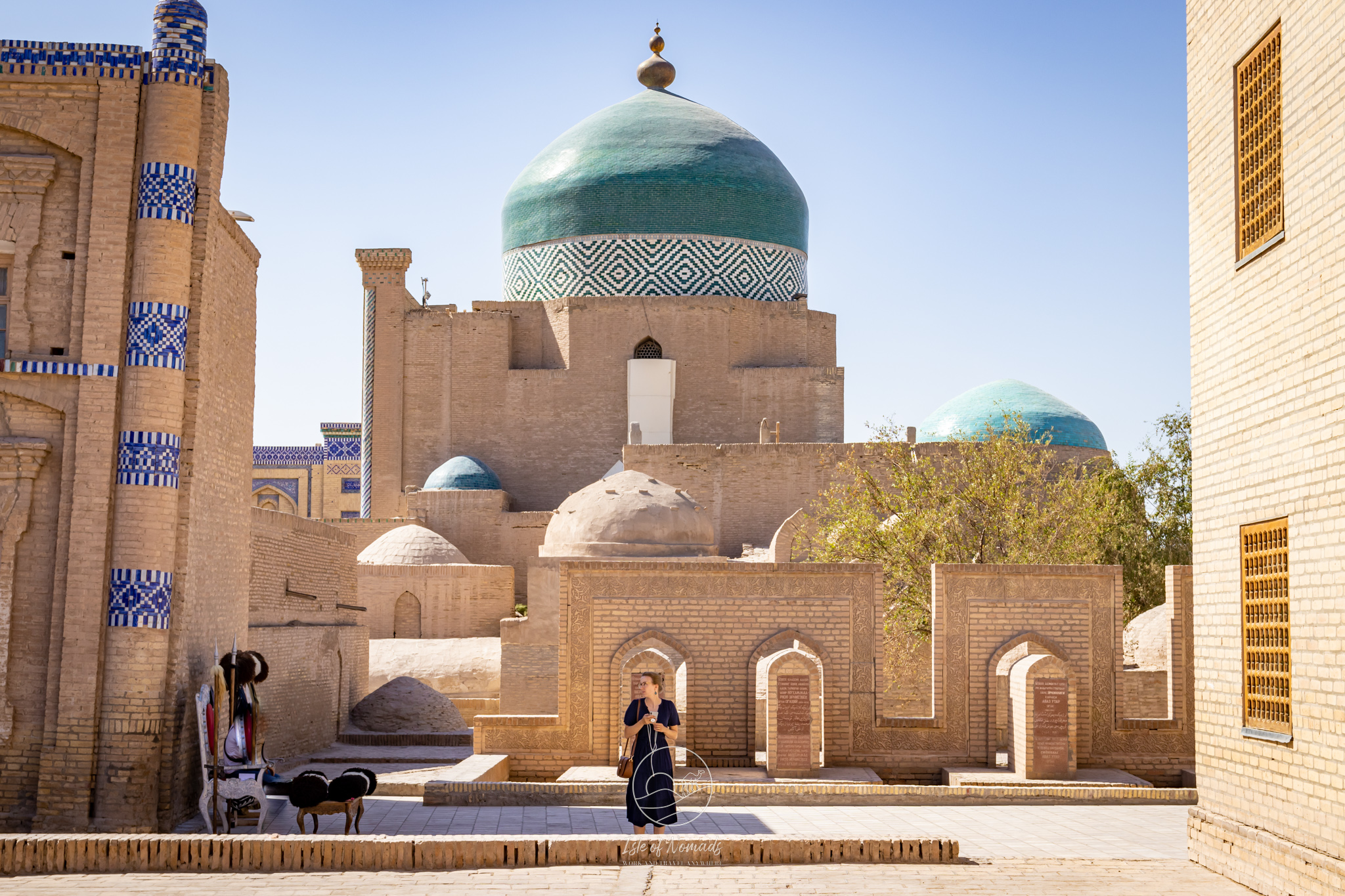 Khiva is a small city, but you can spend hours just wandering the beautiful old town